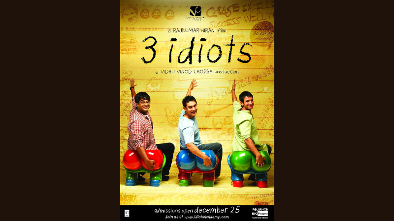Top 10 Highest IMDb Rated Bollywood Movies – 2026 Update 3 Idiots movie poster 2009